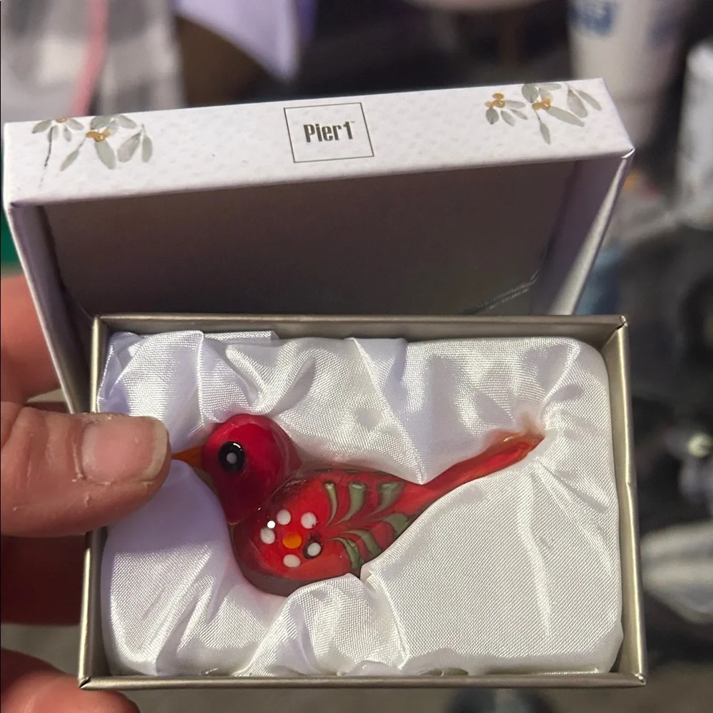 Red Bird Figurine for Pets